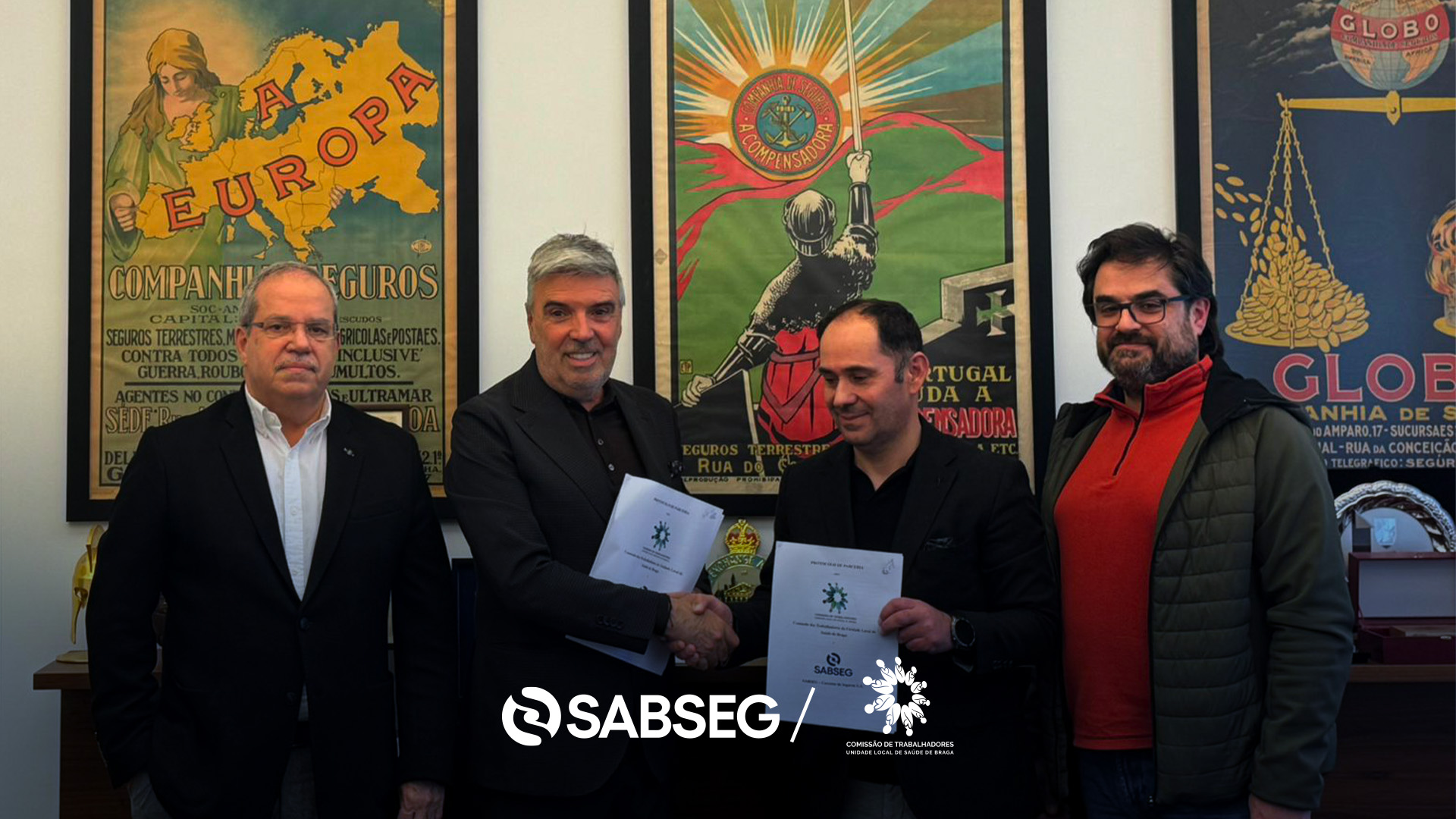 SABSEG amplia proteção dos profissionais da Unidade Local de Saúde de Braga